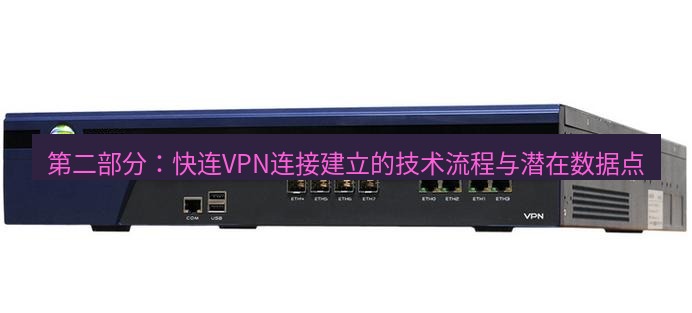 快连VPN 第二部分：快连VPN连接建立的技术流程与潜在数据点